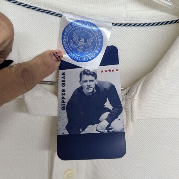 Ronald Reagan Presidential Library Gipper Gear 2011 Polo Shirt Men X-Large 100 - Picture 5 of 9